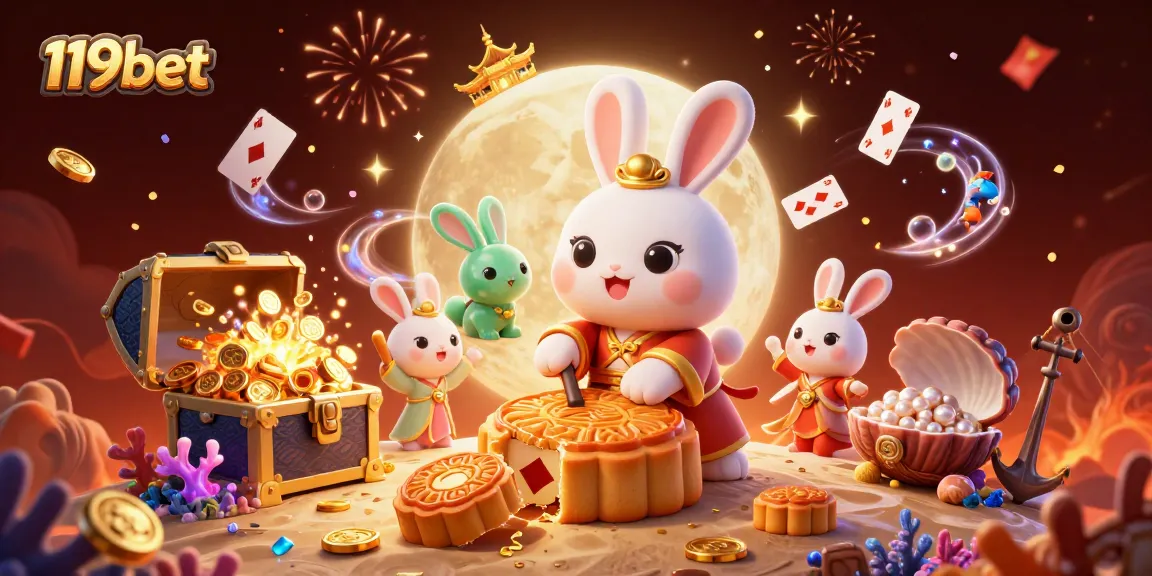 Engage with exciting gameplay at 119bet with vibrant illustrations featuring casino elements and dynamic characters.
