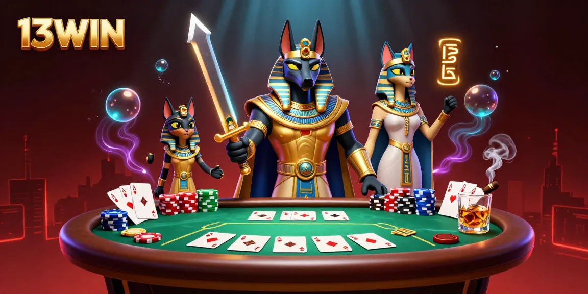 Experience thrilling wins at 13WIN with poker elements and ancient warriors.