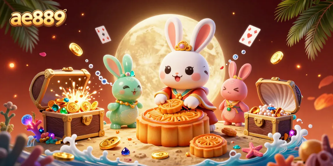 Join the excitement at ae889 with a vibrant fantasy scene showcasing playful characters engaging in a thrilling online gambling adventure.