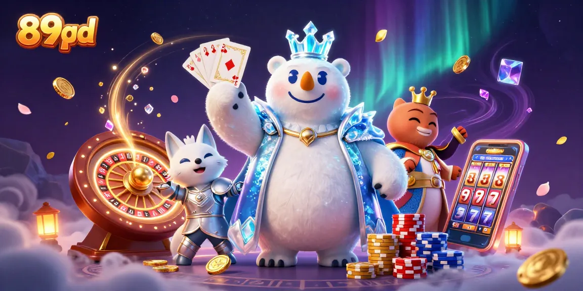 Experience thrilling gameplay at 89bd with a vibrant 3D casino illustration showcasing action-packed elements.