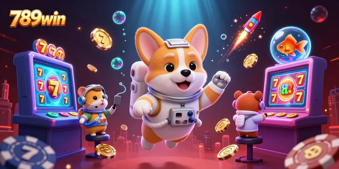 Experience the thrill of 789win's dynamic casino adventure filled with colorful gaming elements and lively characters.