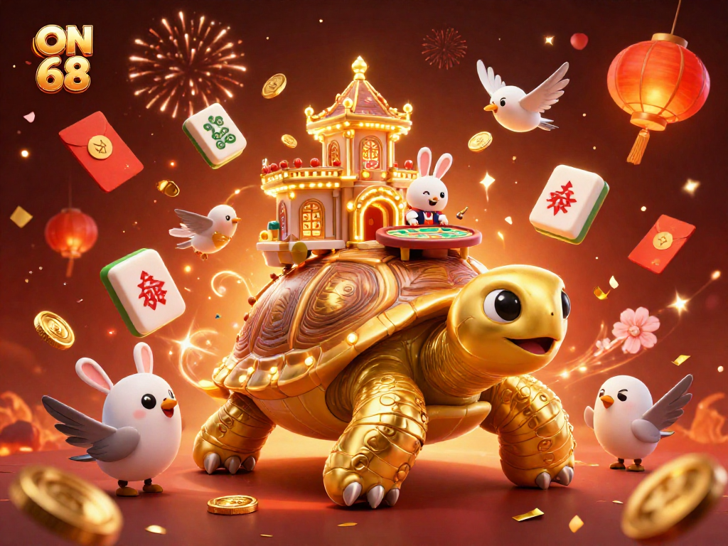 Engage with the exciting ON 68 casino experience featuring vibrant characters and dynamic gameplay elements.