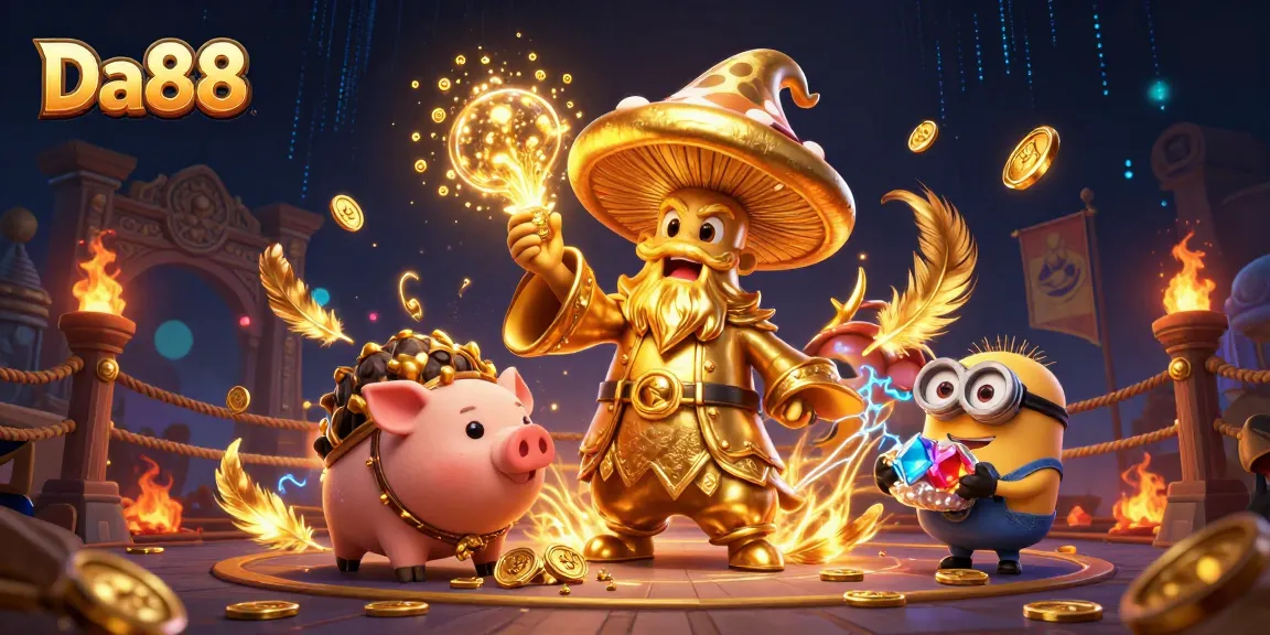 Engage with Da88 by diving into a vibrant casino realm, featuring magical treasures and thrilling games.