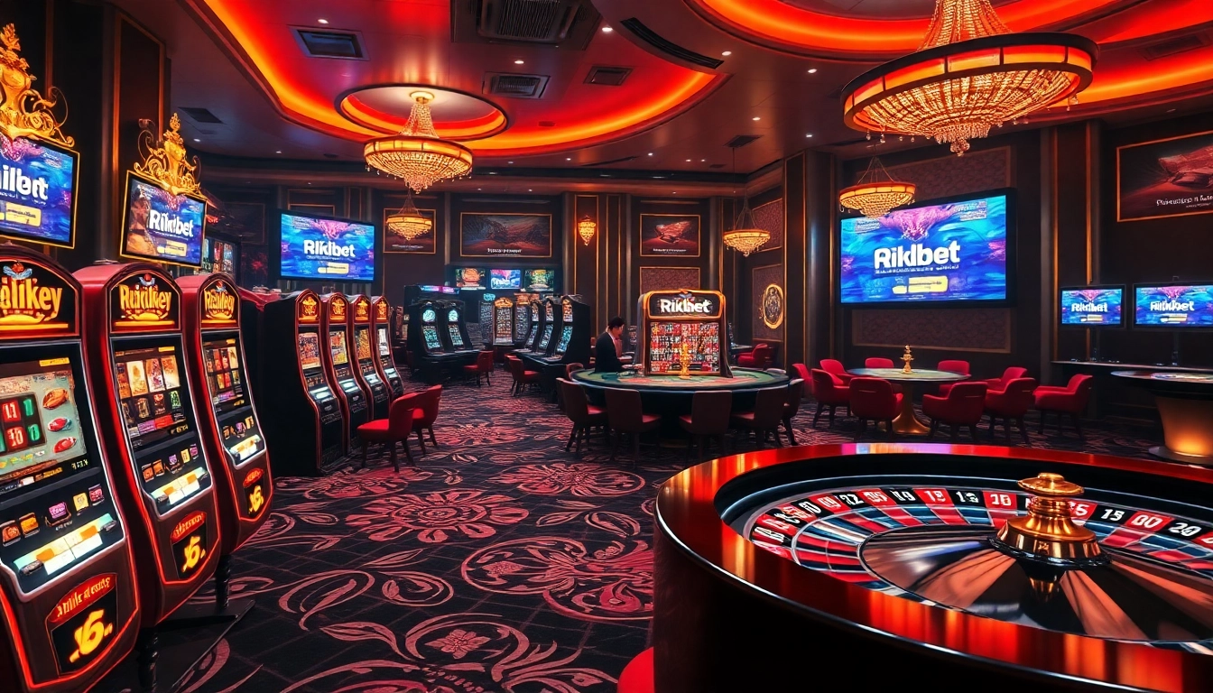 Experience the excitement of rikbet1.cn.com with elegant slot machines and poker action.