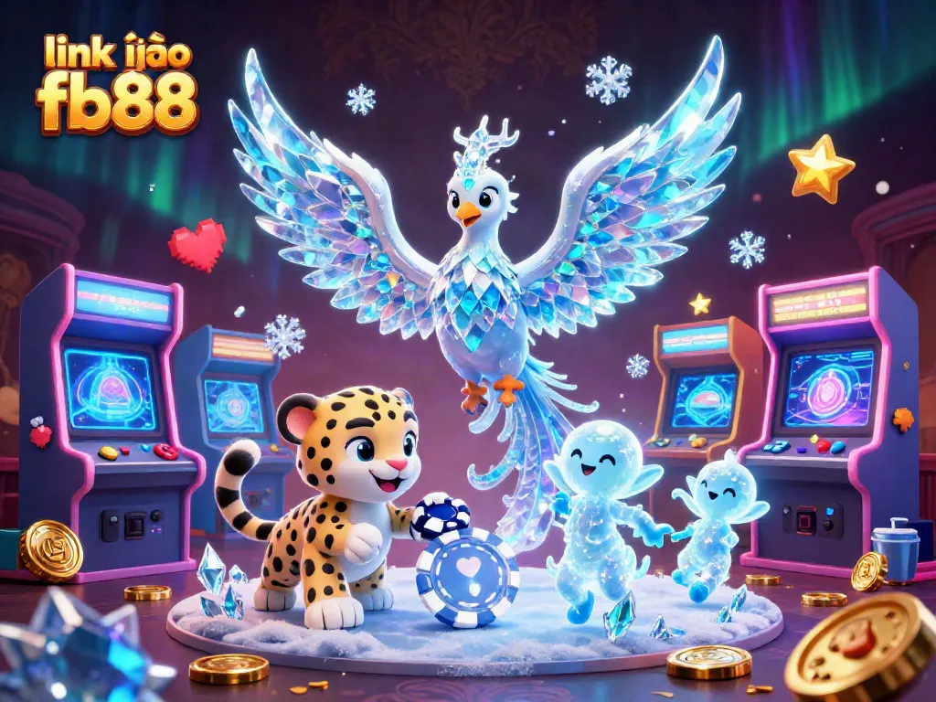 Experience excitement with link vào fb88 illustrated in vibrant 3D artwork featuring interactive casino elements.