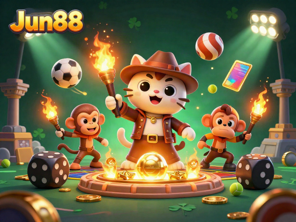 Experience thrilling gameplay like never before with Jun88, featuring dynamic sports action and vibrant casino elements.