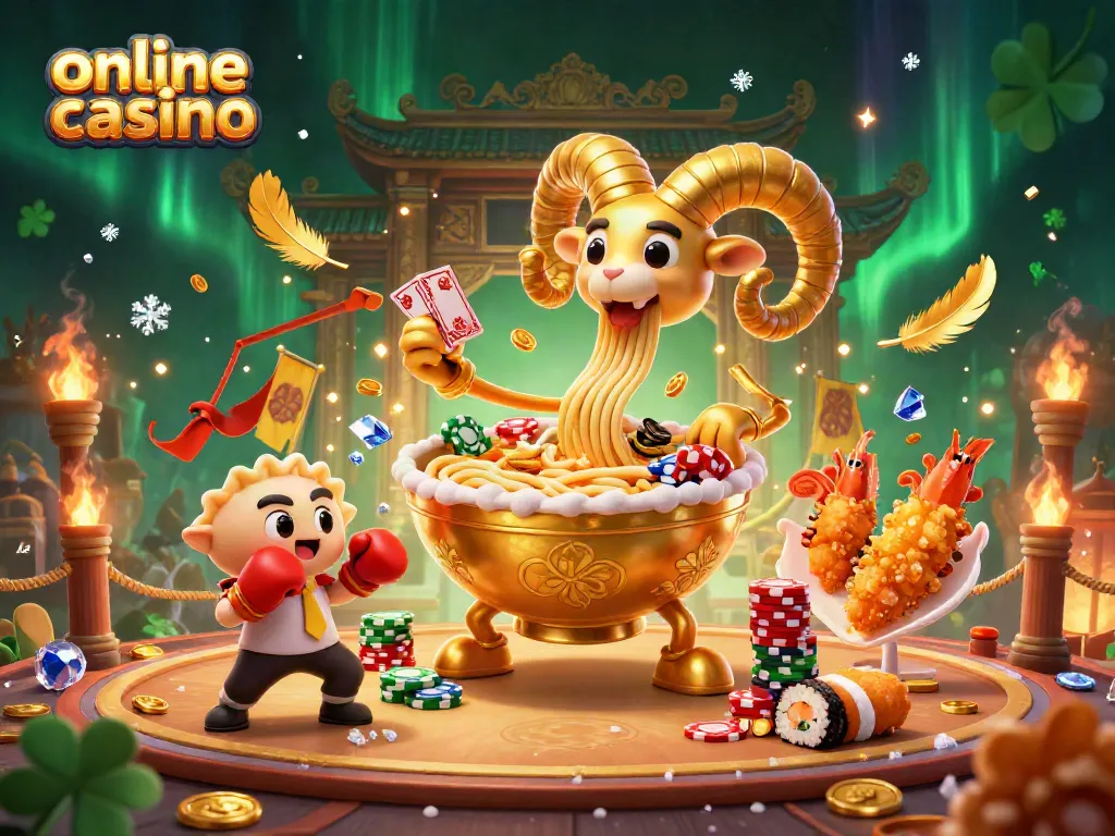 Experience the excitement of an online casino with dynamic characters and vibrant visuals.