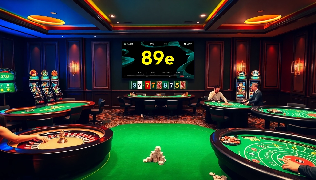 Jogadores desfrutando da emoção de apostar nos jogos de cassino do 89e.