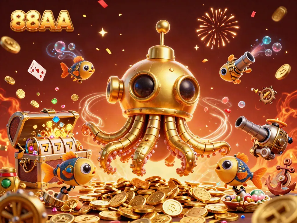 Experience thrilling gameplay with 88AA and win giant jackpots amid dazzling underwater treasures.