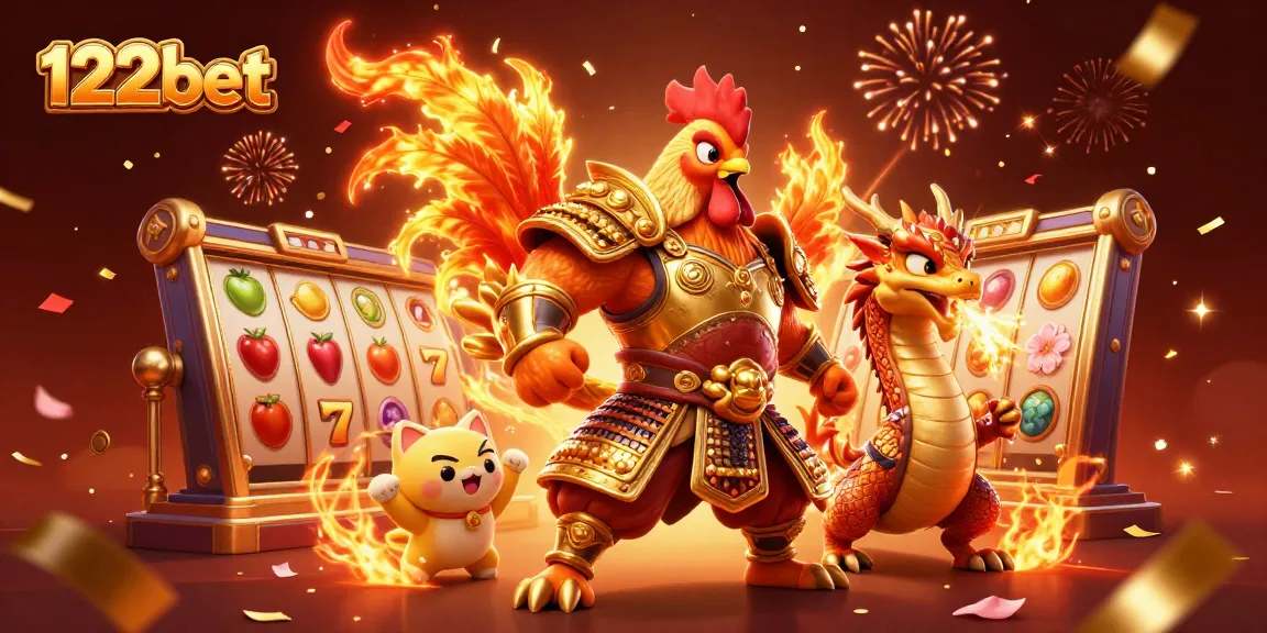 Envolva-se com gameplay emocionante na 122bet apresentando elementos dinâmicos de cassino e personagens vibrantes.