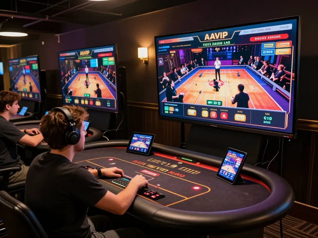 Experimente jogos interativos no cassino online da AAVIP com jogos de dealer ao vivo.