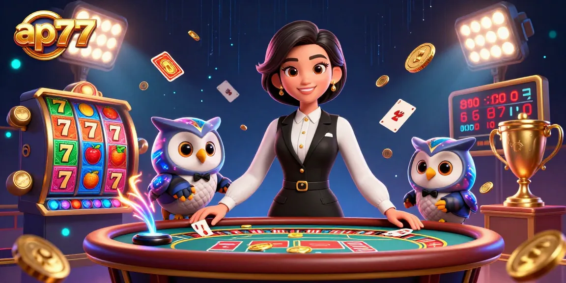 Experimente jogos emocionantes no ap777 com um dealer habilidoso e elementos de cassino empolgantes.