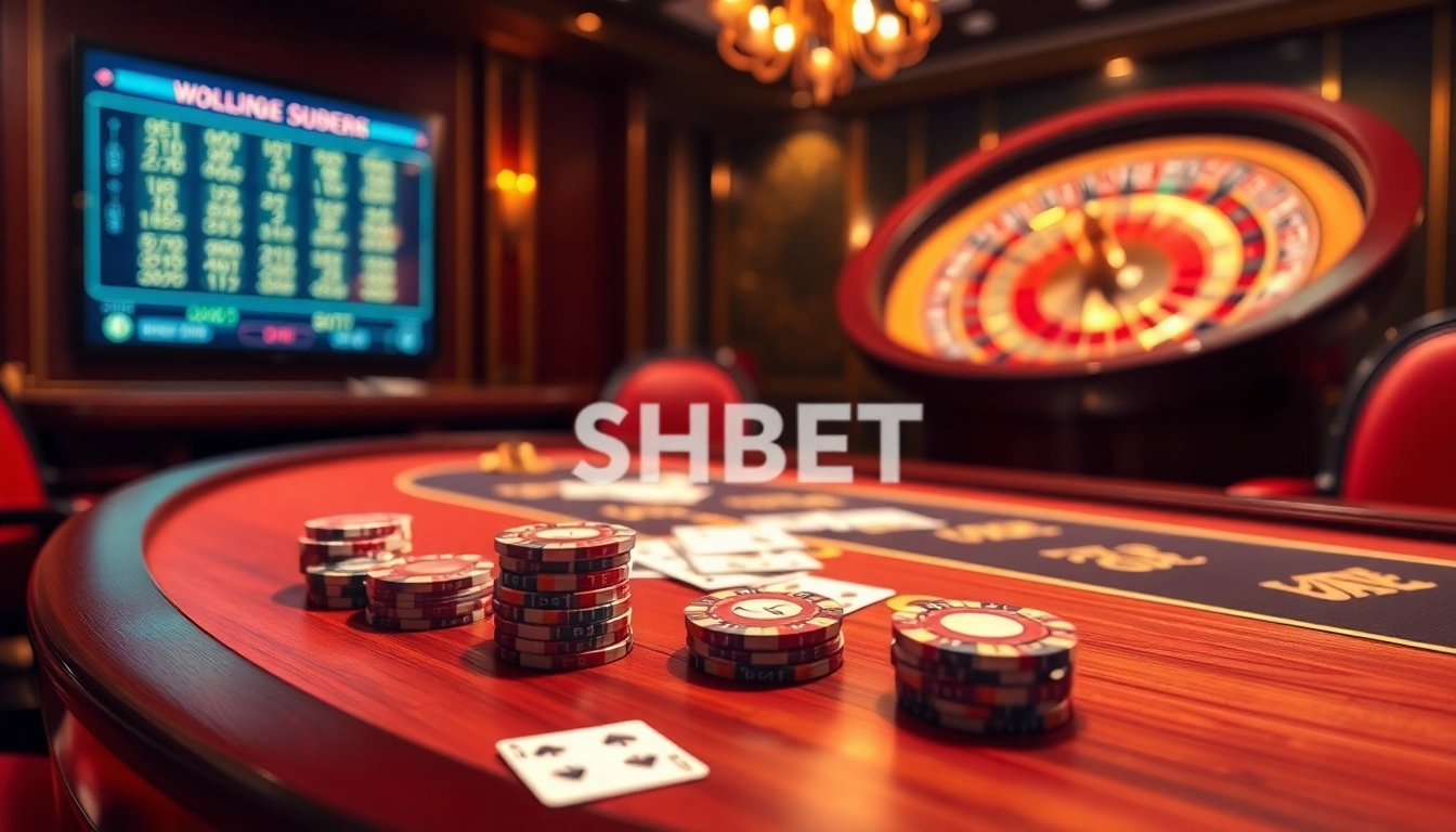 Experience thrilling gameplay at SHBET casino with vibrant tables and exciting gaming action.