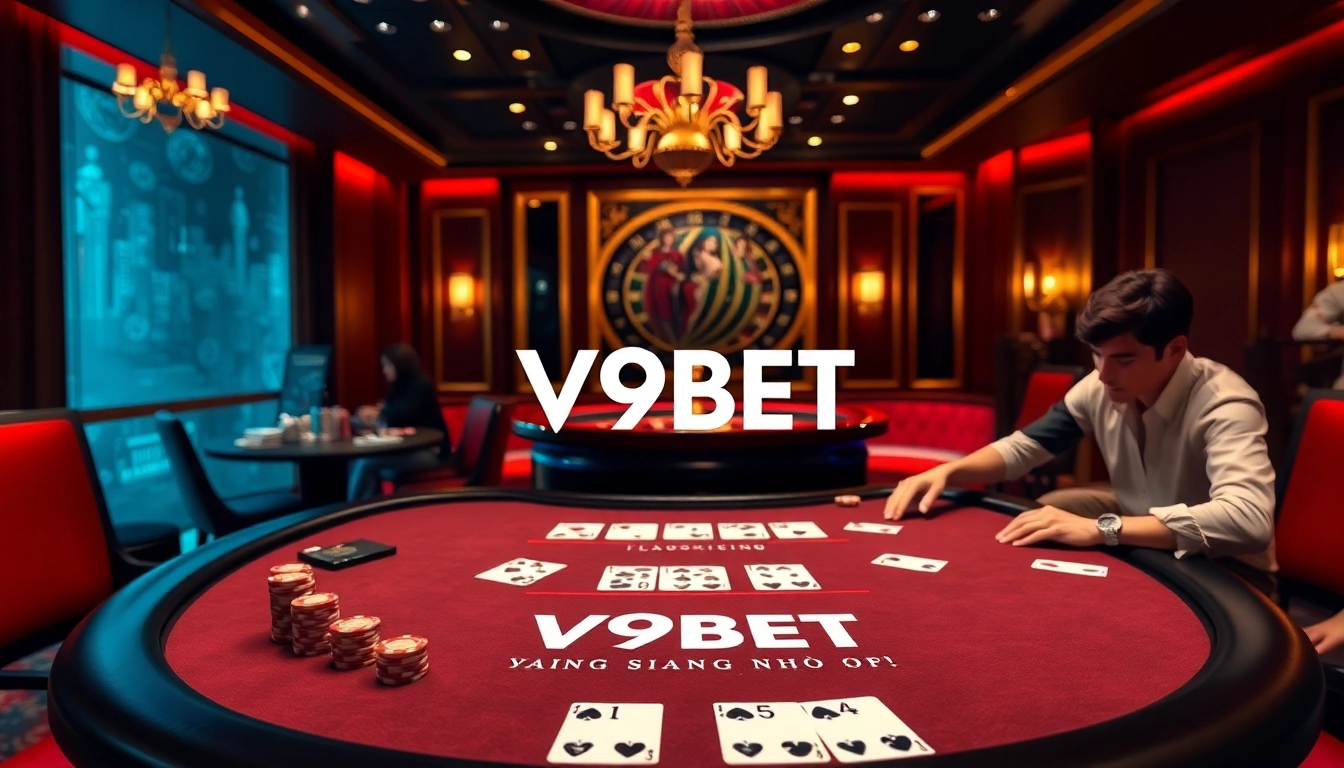 Engage with thrilling casino action at v9bet đang nhập with dynamic cards and chips