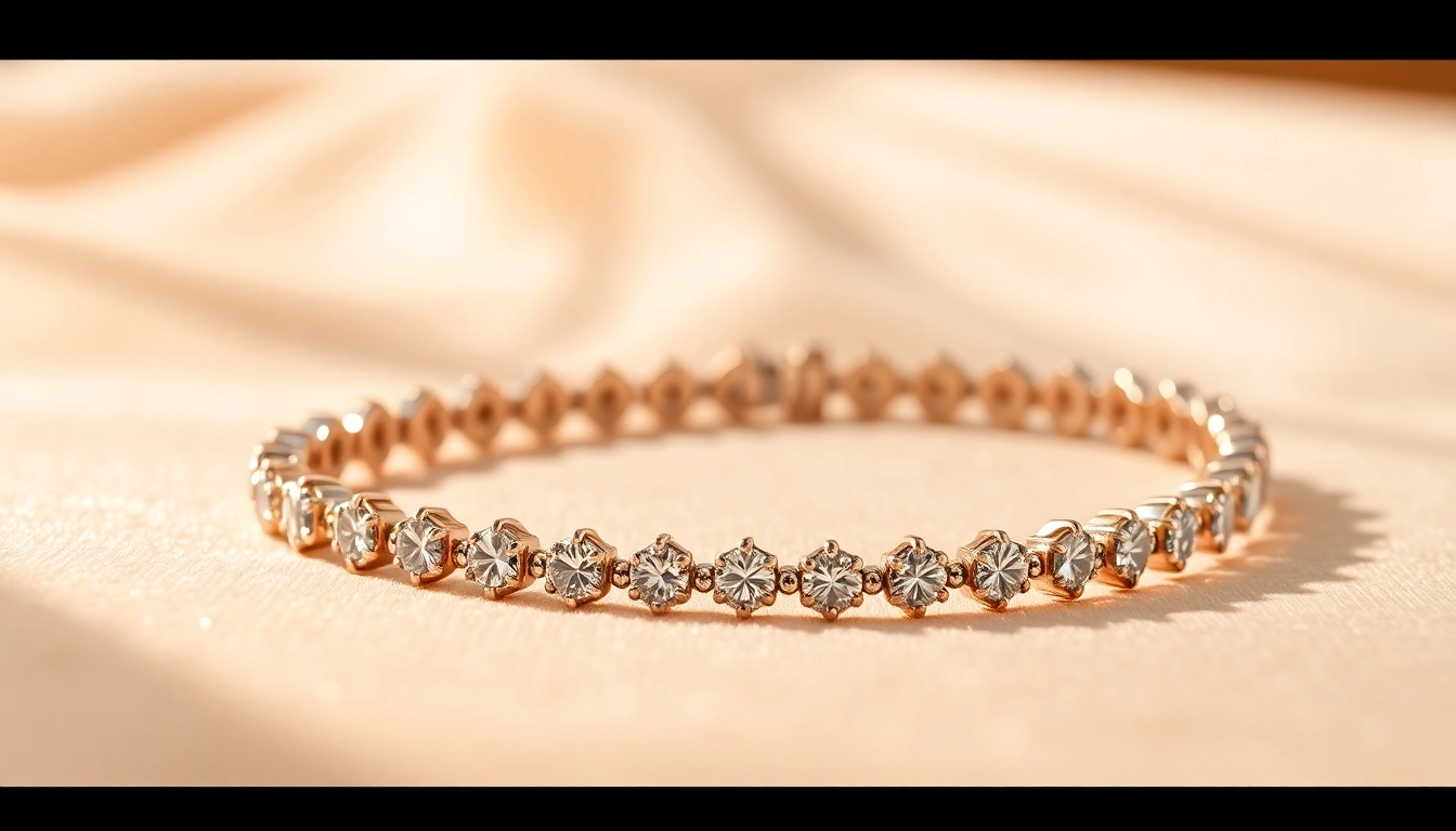 Admire the stunning Diamond by the yard bracelet featuring sparkling bezel-set diamonds.