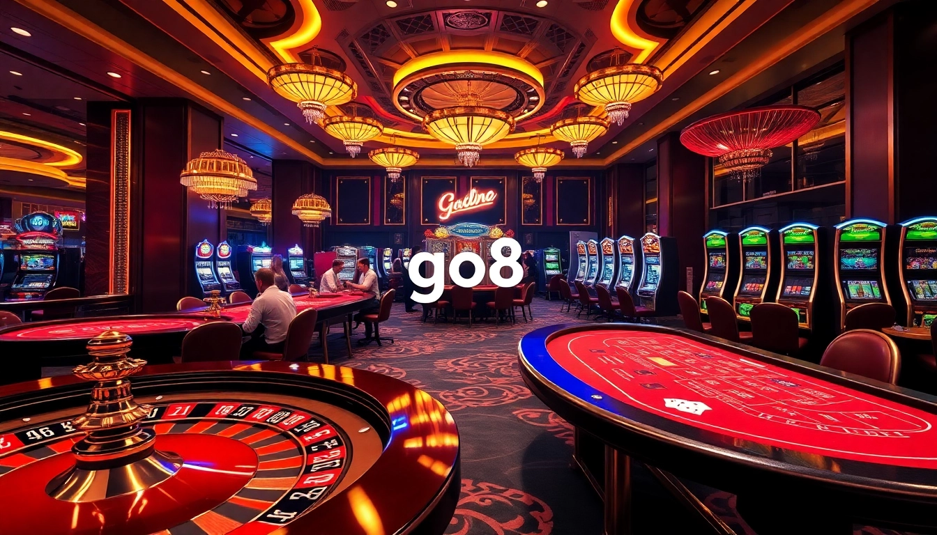 Experience the thrill of gambling at Go8 casino with exciting games and vibrant atmosphere.