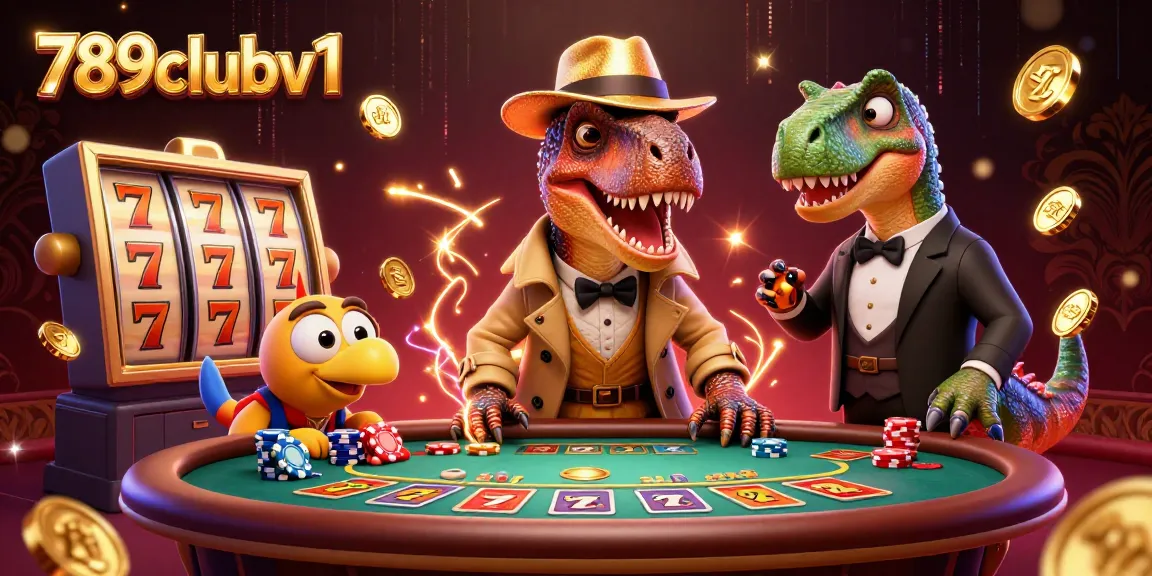 Experience thrilling gameplay at 789clubv1 with our animated casino scene.