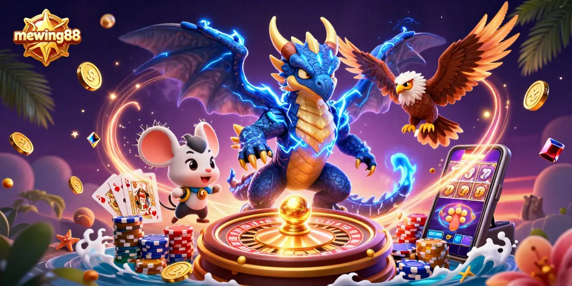 Experience winning thrills with mewing88's vibrant online casino gaming scene.