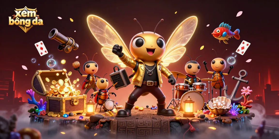 Engage in xem bóng đá betting action with a vibrant 3D scene featuring unique characters and energetic elements.