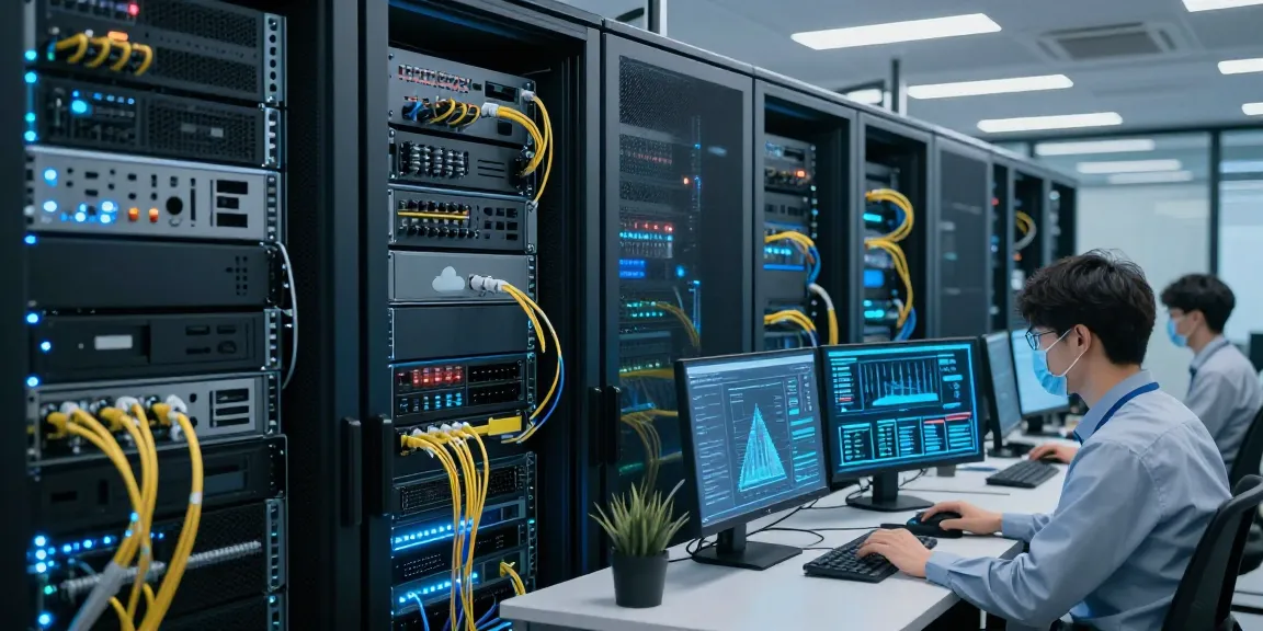 go8net cloud computing solutions in a modern data center with advanced cybersecurity features.